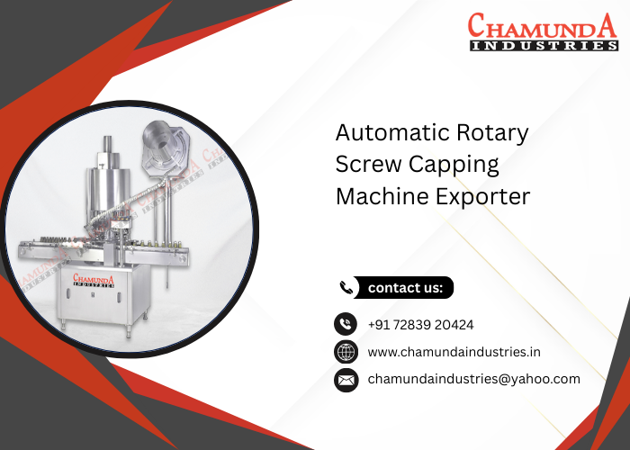 Automatic Rotary Screw Capping Machine Exporter