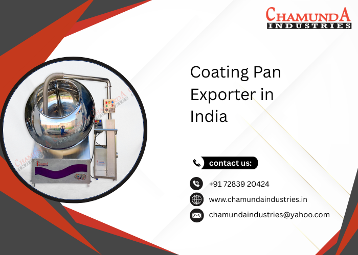 Coating Pan Exporter in India