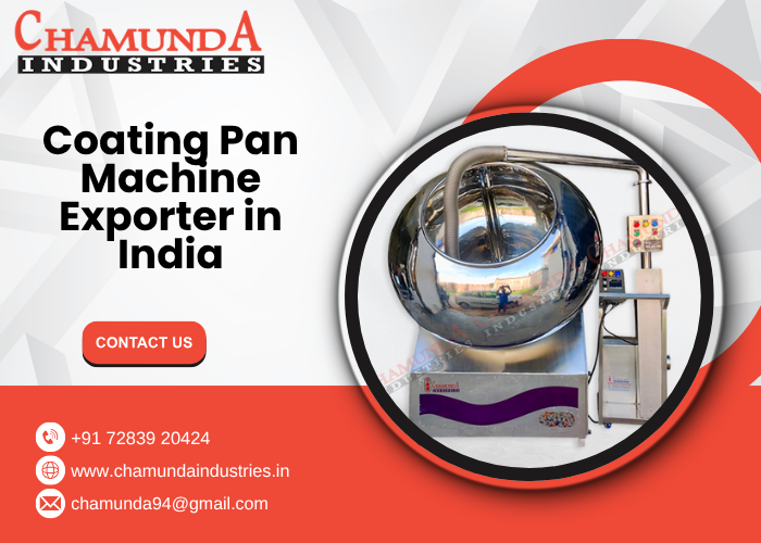 Coating Pan Machine Exporter in India