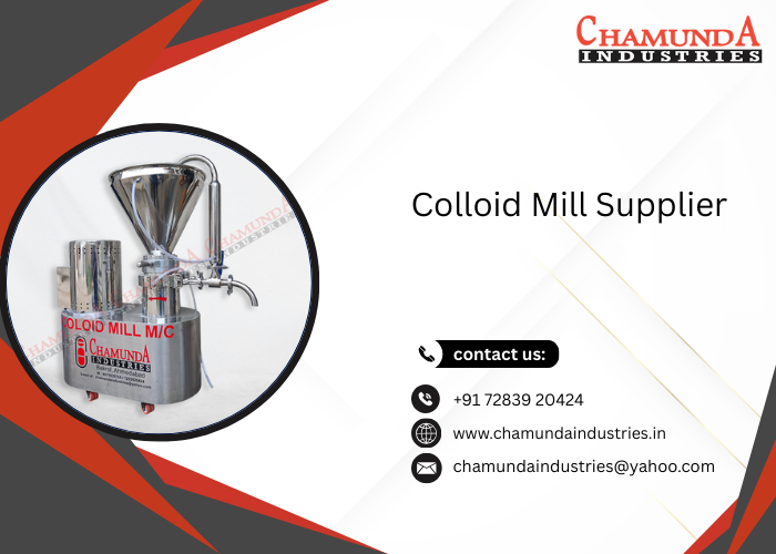 Colloid Mill Supplier