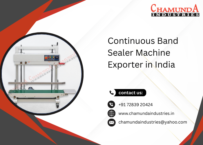 Continuous Band Sealer Machine Exporter in India