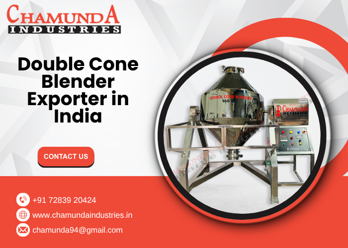 Double Cone Blender Exporter in India