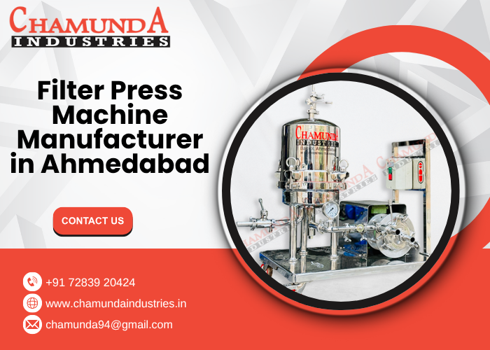 Filter Press Machine Manufacturer in Ahmedabad
