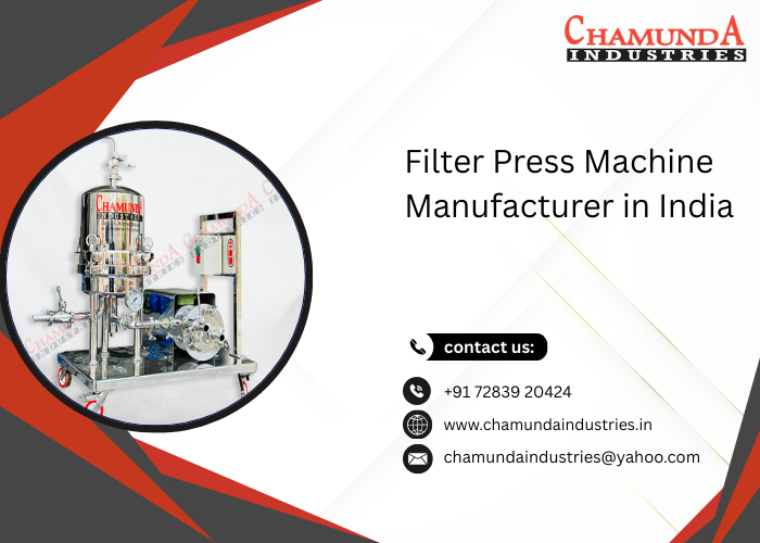 Filter Press Machine Manufacturer in India
