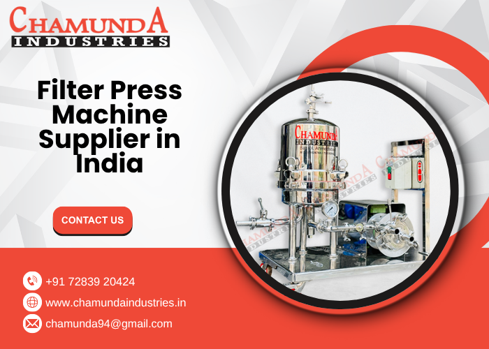 Filter Press Machine Supplier in India