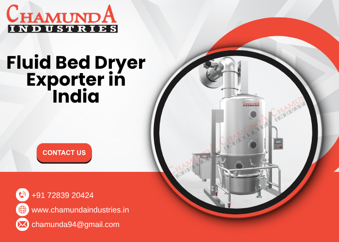 Fluid Bed Dryer Exporter in India