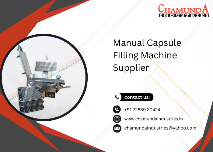 Manual Capsule Filling Machine Supplier