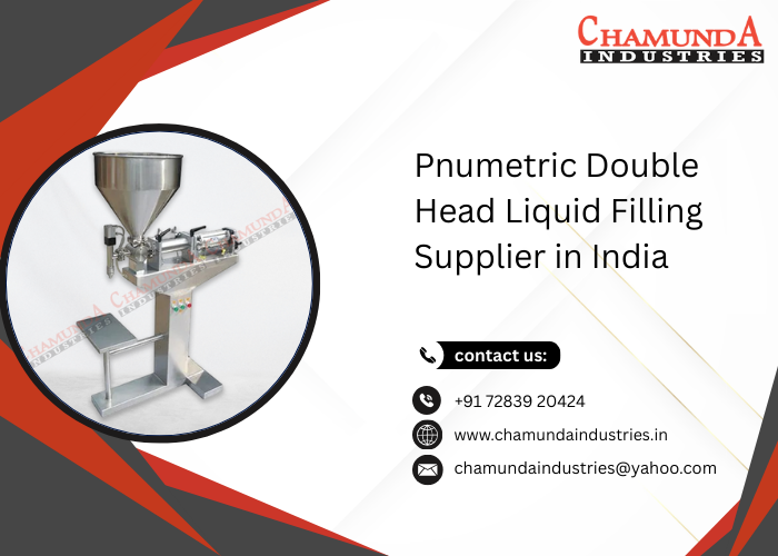 Pnumetric Double Head Liquid Filling Supplier in India