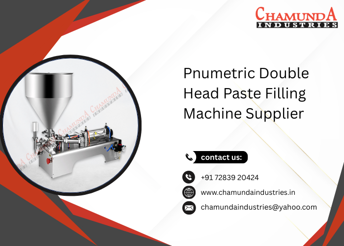 Pnumetric Double Head Paste Filling Machine Supplier