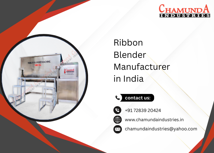 Ribbon Blender Manufacturer in India