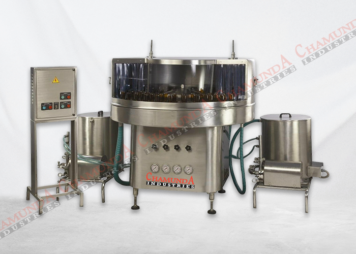 Semi-Automatic Bottle Washing Machine