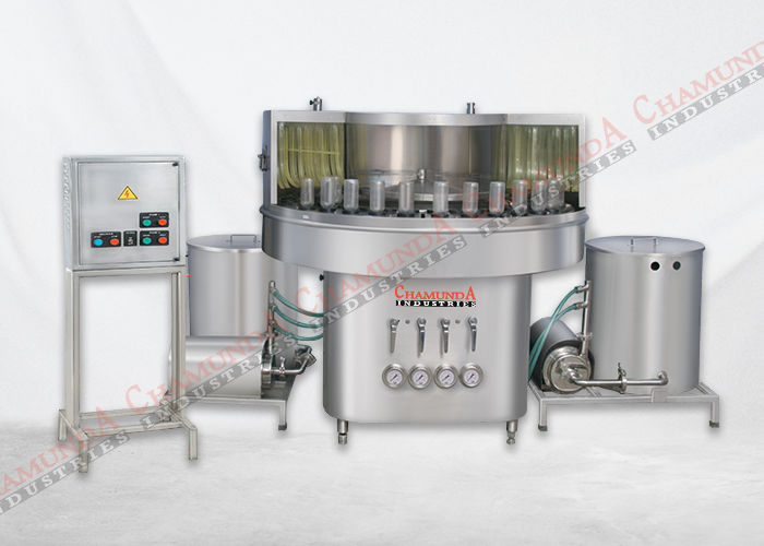 Semi-Automatic Bottle Washing Machine