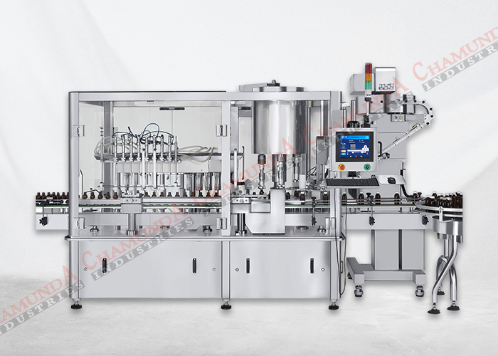 Sharp Automatic Rotary Piston Filling & Cap Sealing Machine