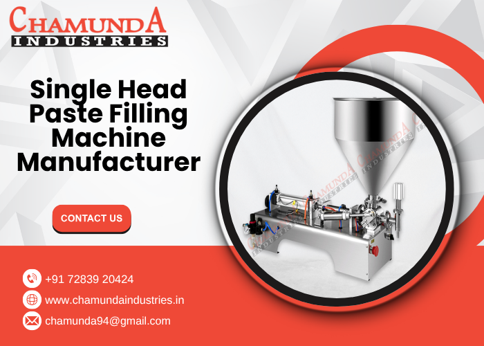 Single Head Paste Filling Machine Manufacturer