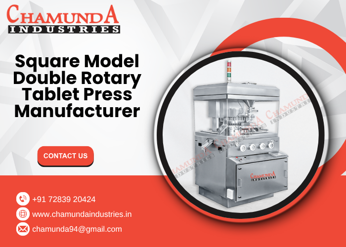 Square Model Double Rotary Tablet Press Manufacturer