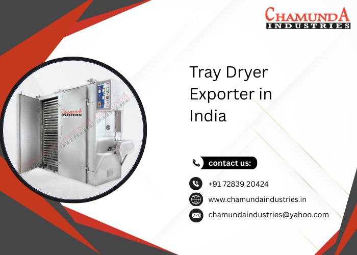 Tray Dryer Exporter in India