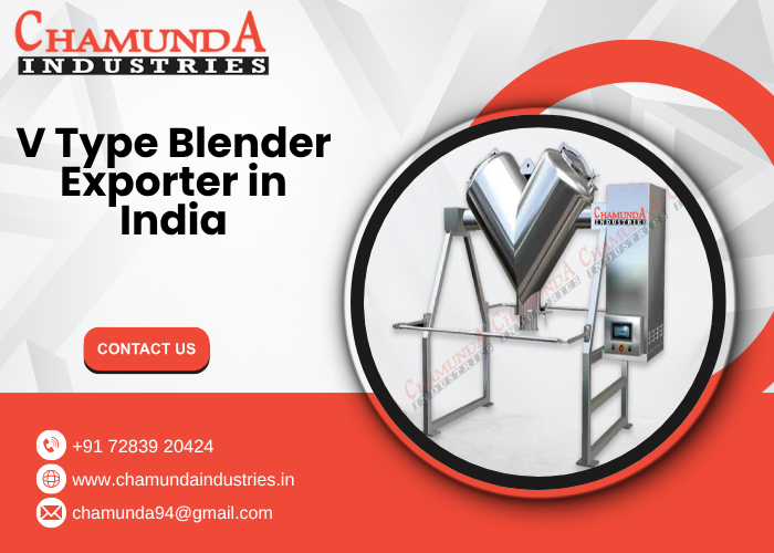 V Type Blender Exporter in India