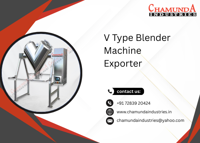 V Type Blender Machine Exporter