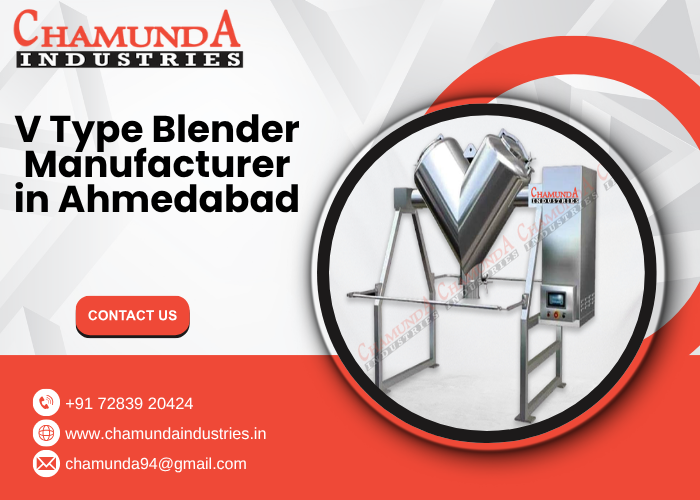 V Type Blender Manufacturer in Ahmedabad